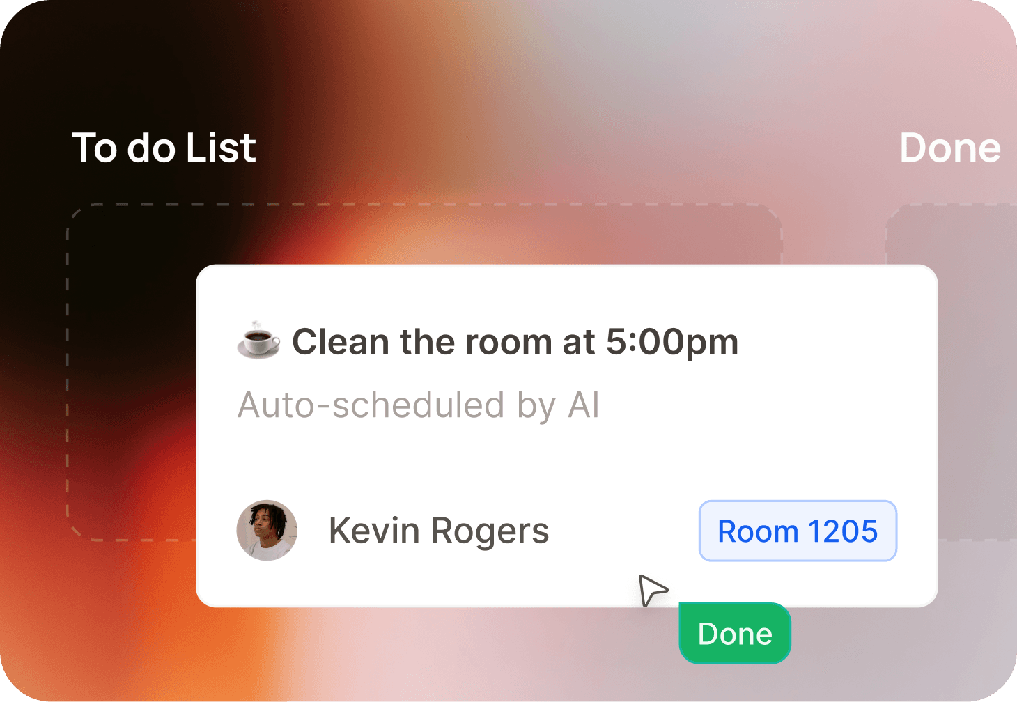 Smart task coordination